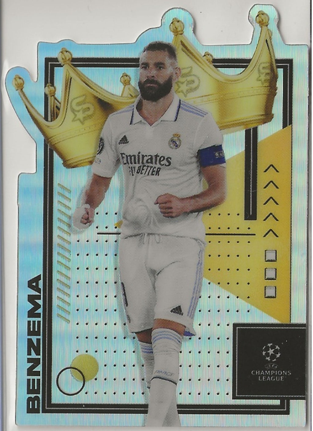 Karim Benzema | Madrid | Topps Superstars 2022/23 UCL Royalty Die-Cut