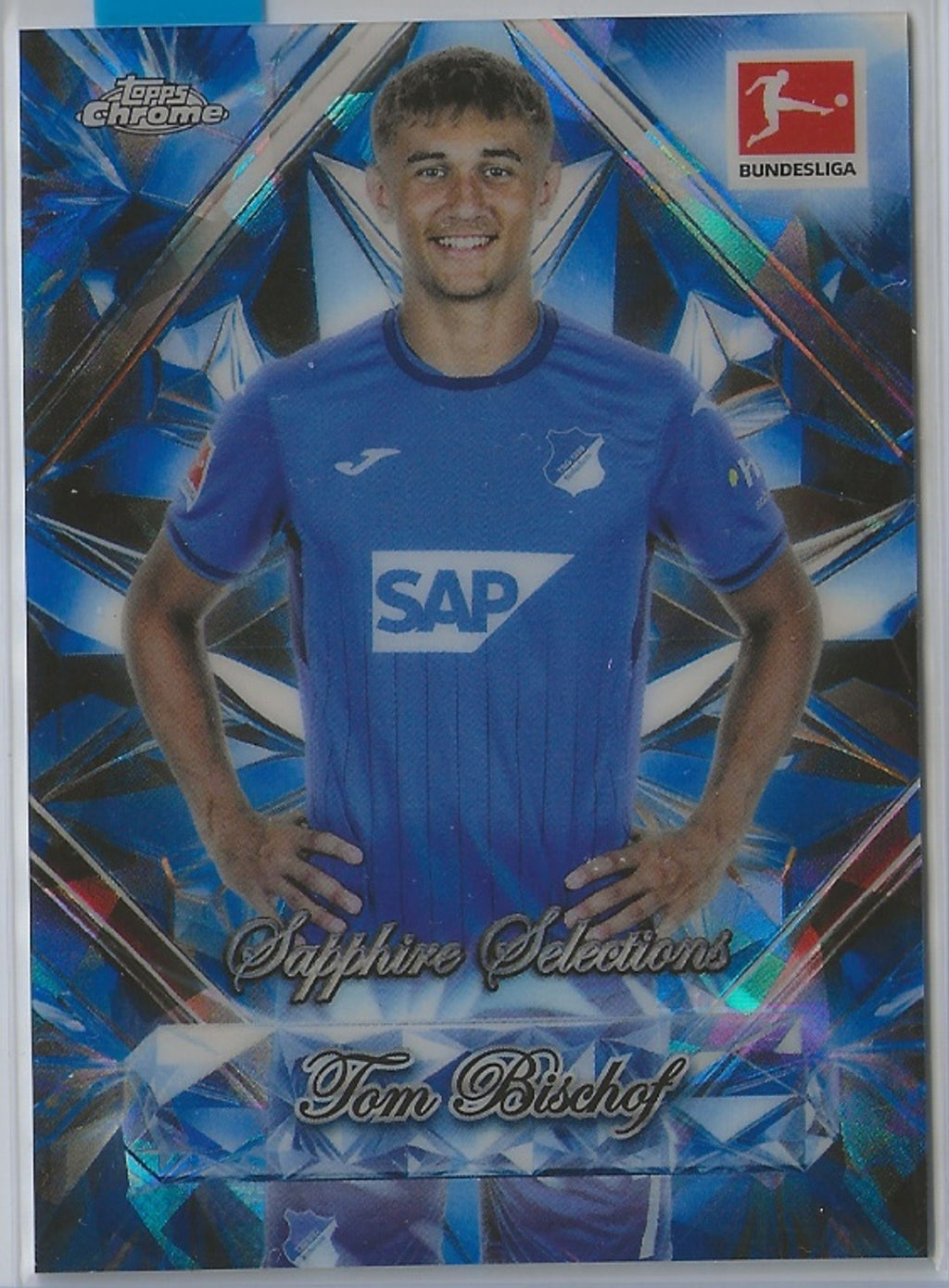 Tom Bischoff | TSG Hoffenheim | Topps Bundesliga Chrome Sapphire 2024/25 Sapphire Selections