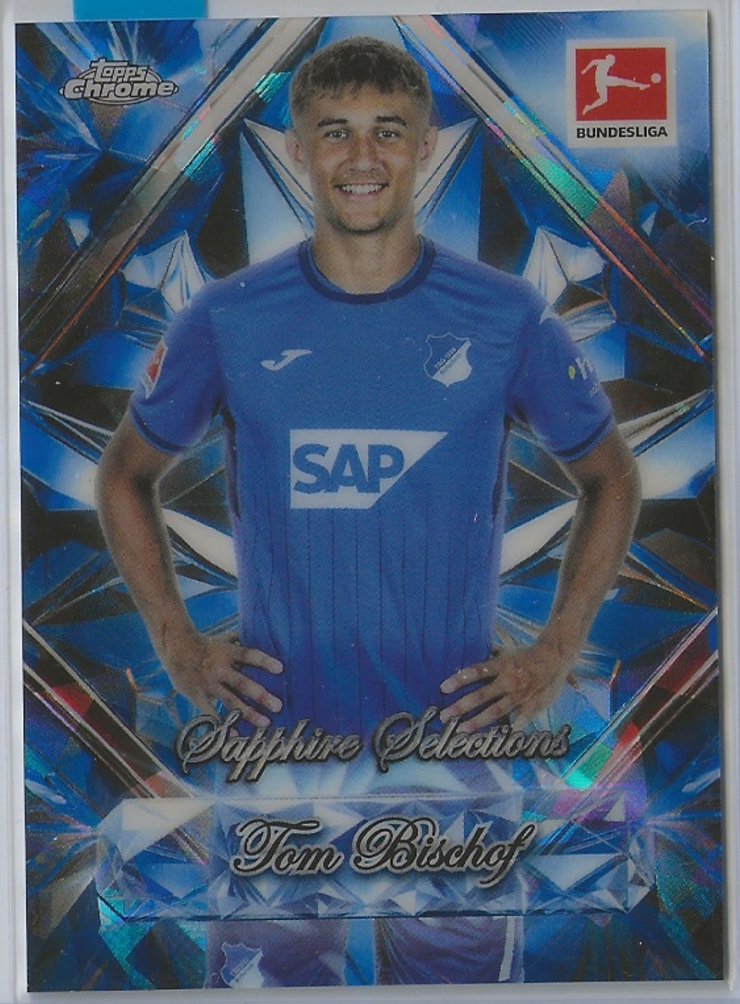 Tom Bischoff | TSG Hoffenheim | Topps Bundesliga Chrome Sapphire 2024/25 Sapphire Selections