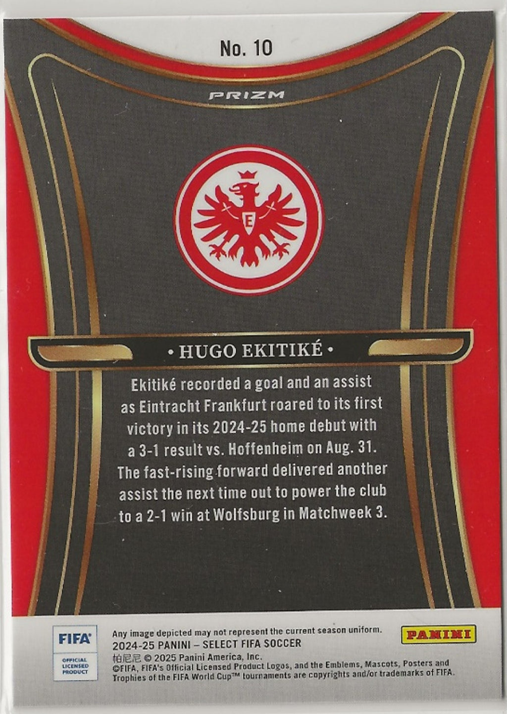 Hugo Ekitike | Eintracht Frankfurt | Unaufhaltsames Panini FIFA Select 2024/25
